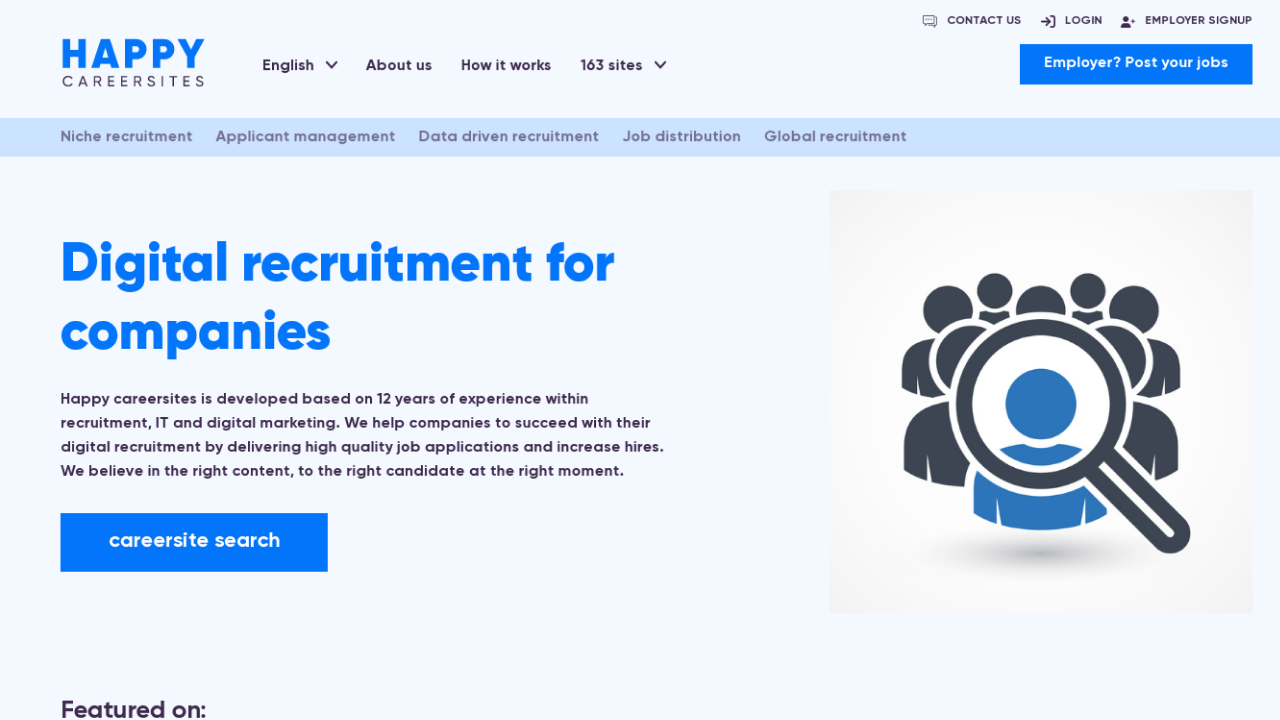 HAPPY CAREERSITES - ПОИСК ВАКАНСИЙ ПО ВСЕМУ МИРУ