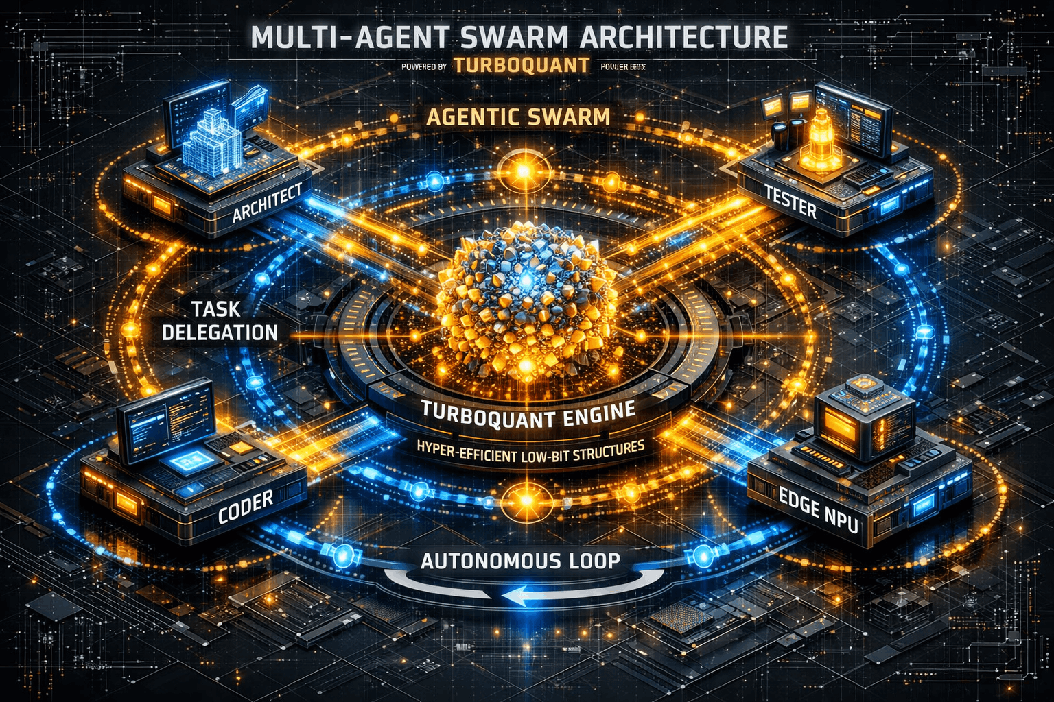 Смерть интерфейса: Как TurboQuant и мультиагентные системы превращают ИИ из «собеседника» в автономную цифровую экономику